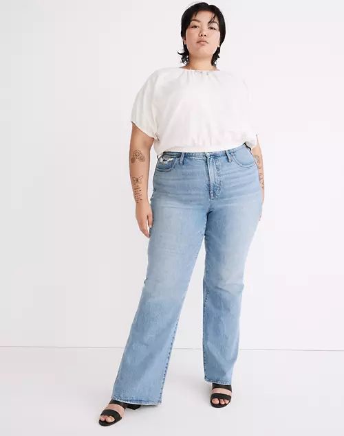 The Plus Perfect Vintage Flare Jean in Delavan Wash | Madewell