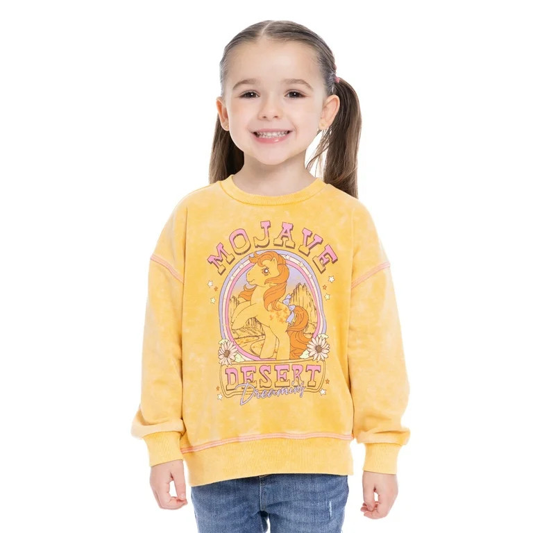 My Little Pony Toddler Girls Long Sleeve Graphic Crewneck Pullover Sweatshirt, Sizes 12 Months-5T | Walmart (US)