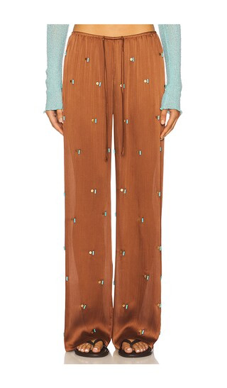 Manoce Pant in Brown | Revolve Clothing (Global)