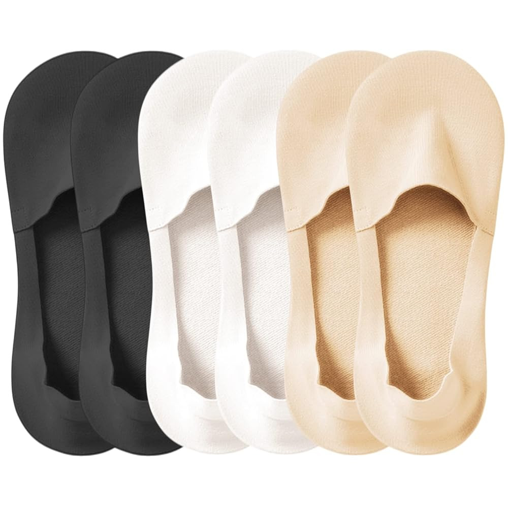 Lomitract Thin No Show Socks (Women 5-12), Made of Ice Silk Surface on the Surface & Cotton on th... | Amazon (US)