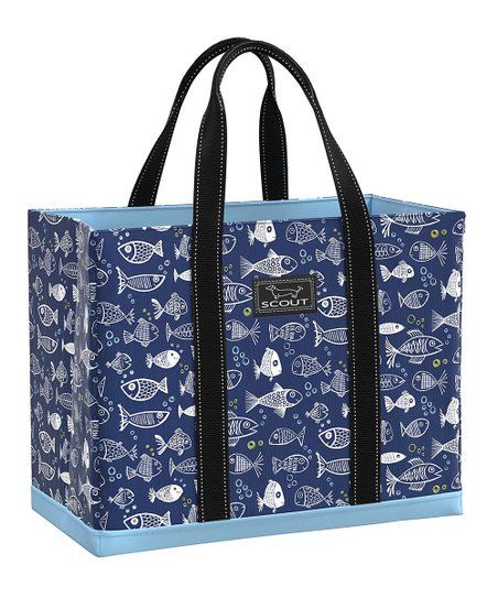 Navy One Fish Blue Fish Original Deano Tote | Zulily