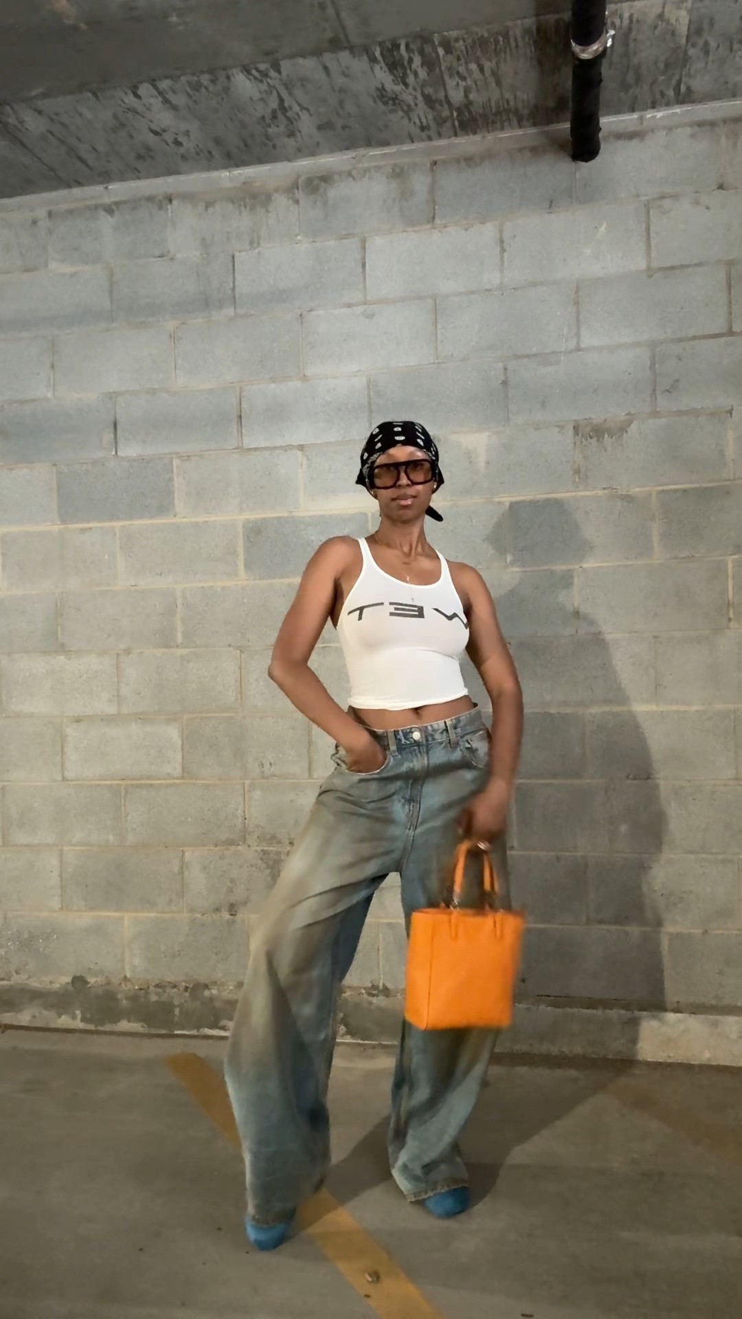 Casual outfit with an edge. 🧡💙

Basketball season is over but summet has just begun - on a hot day a tank top and jeans is easy to grab. Elevate each part by choosing more texture or interesting patterns. Next, accessorize with things that feel easy to carry and not too delicate so you can have a great day - stress free!

Wearing a 30 in the jeans!

#LTKootd #LTKdayinmylife #LTKSeasonal