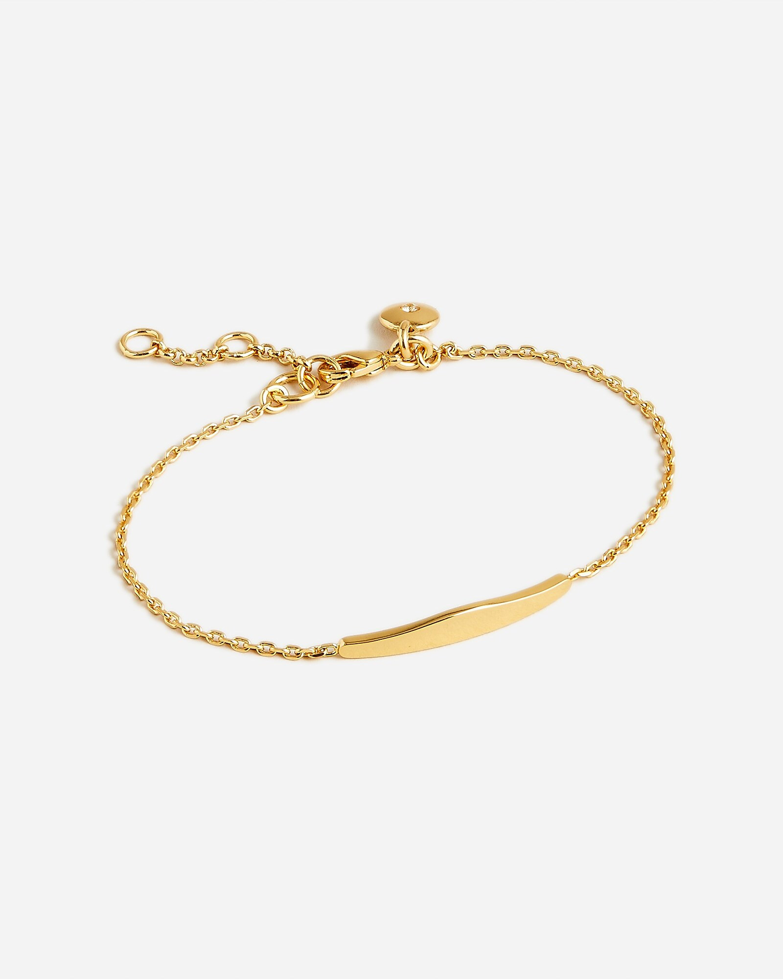Delicate adjustable bar bracelet | J. Crew US