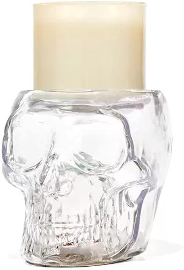 3-Wick Candle Holder Compatible with White Barn Bath & Body Works 3-Wick Candles (Light-UP Skull ... | Amazon (US)