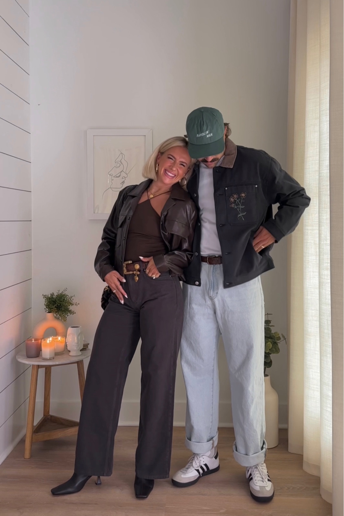 his + hers fall outfits. belt is vintage Brighton but linked some as similar as I could! 

#LTKSeasonal #LTKmens #LTKfamily