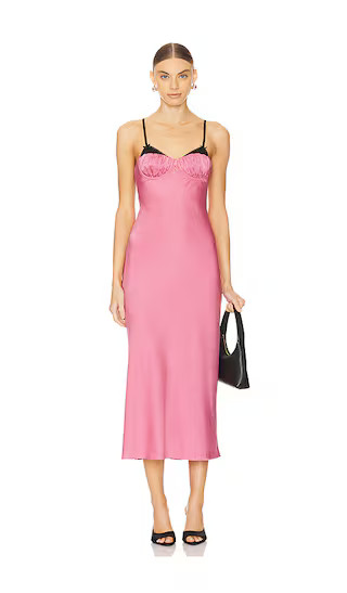 NIA Oona Dress in Rose. - size L | Revolve Clothing (Global)