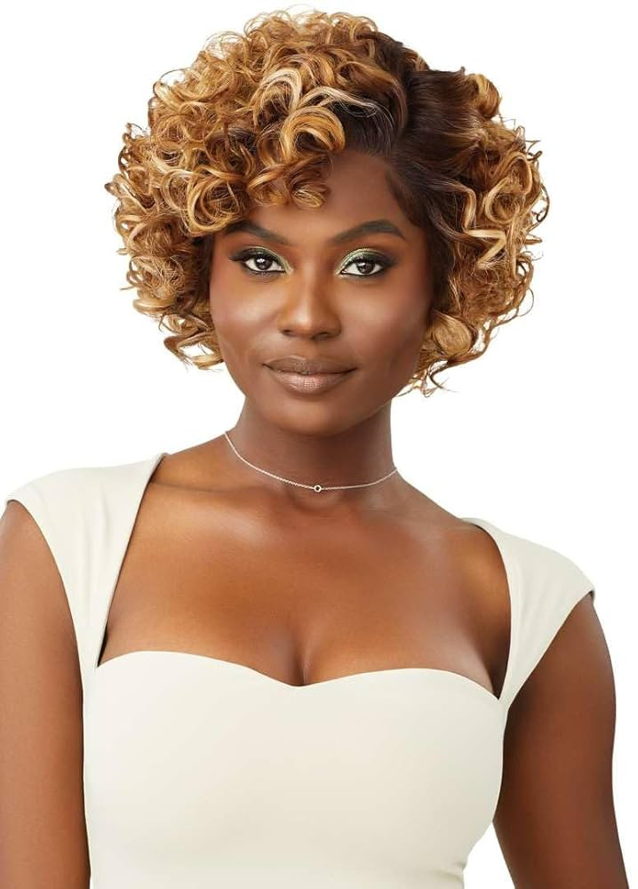 Outre Lace Front Wig - Melted Hairline - Romala (CHOCOLATE SWIRL) | Amazon (US)