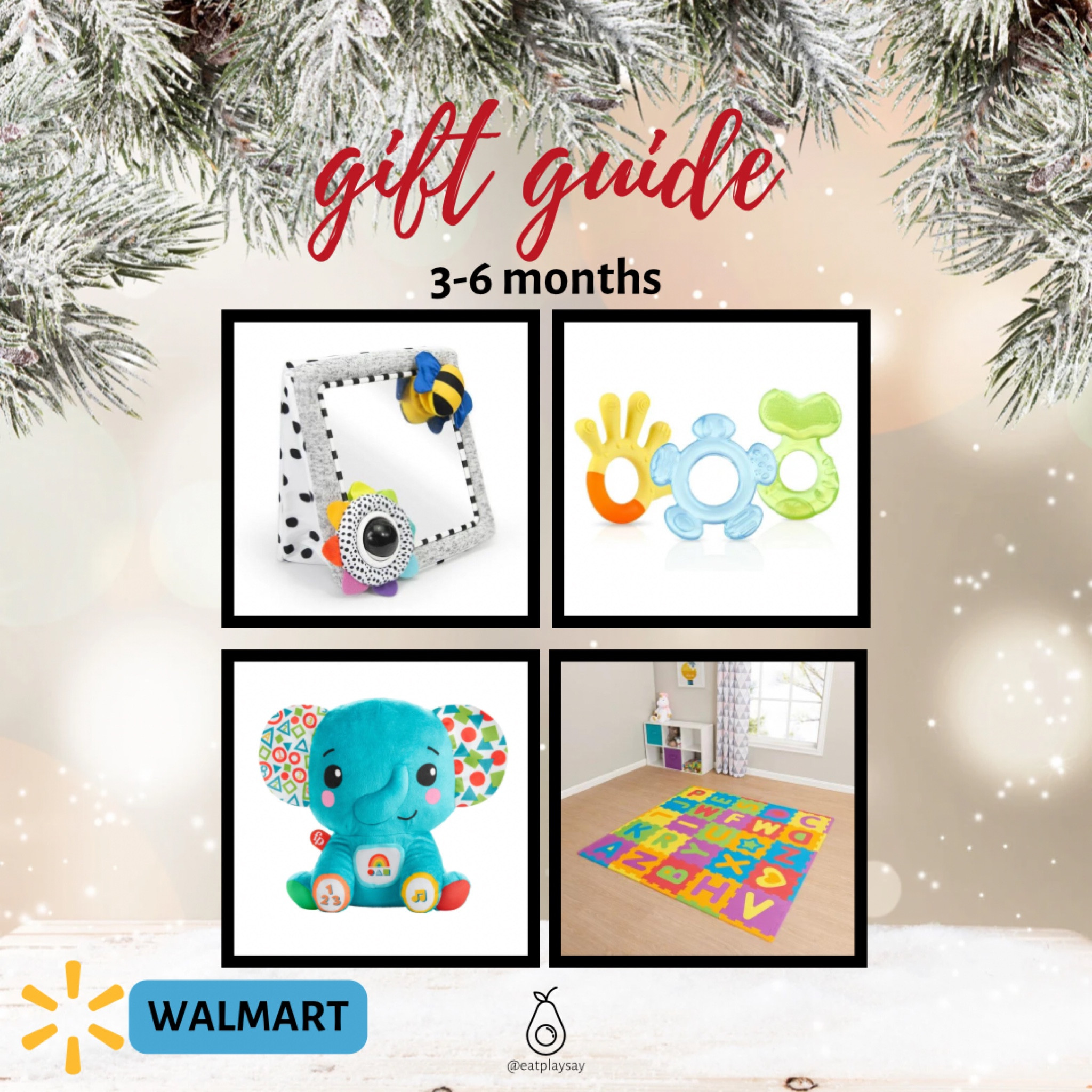 Walmart 3-6 months holiday gift guide 🎁

#LTKSeasonal #LTKHoliday #LTKbaby