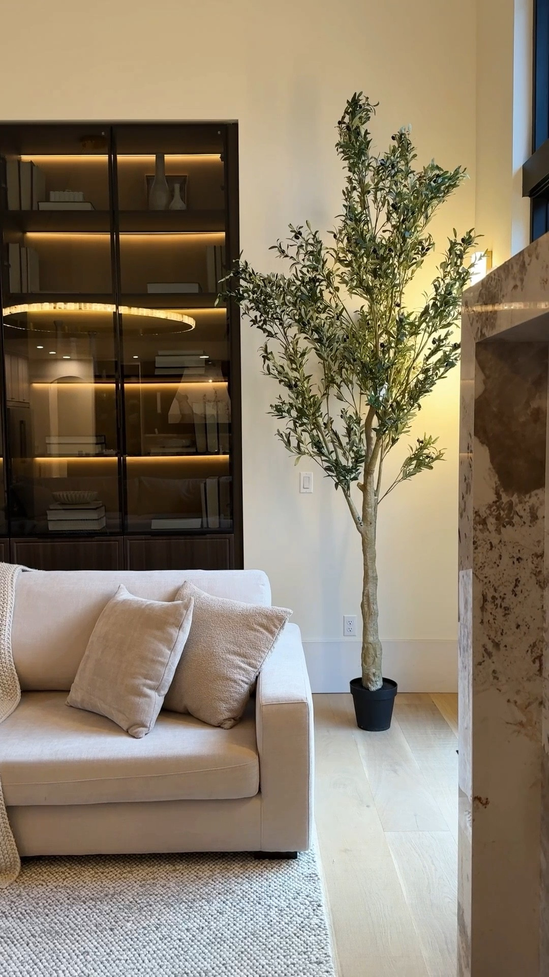 Finally found the perfect olive tree to complete this corner. 

#LTKGiftGuide #LTKHome #LTKSaleAlert