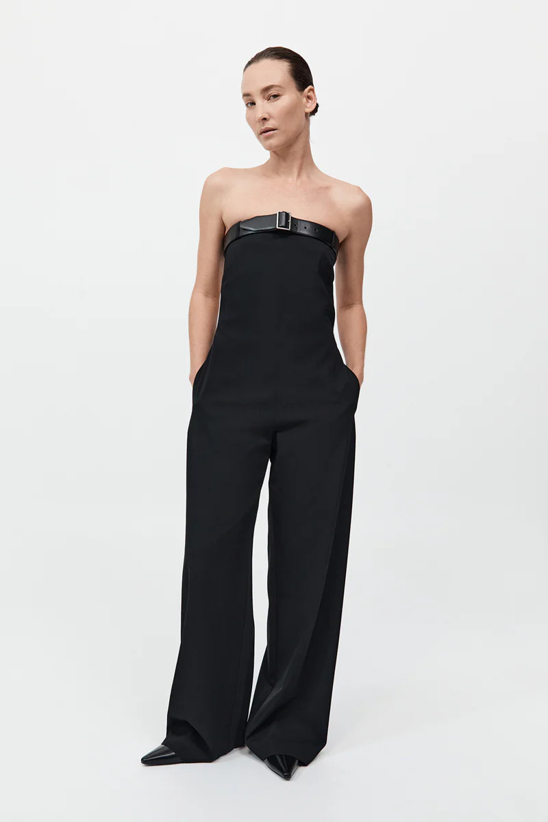 Deconstructed Tailored Jumpsuit - Black | St. Agni (US, UK, EU)