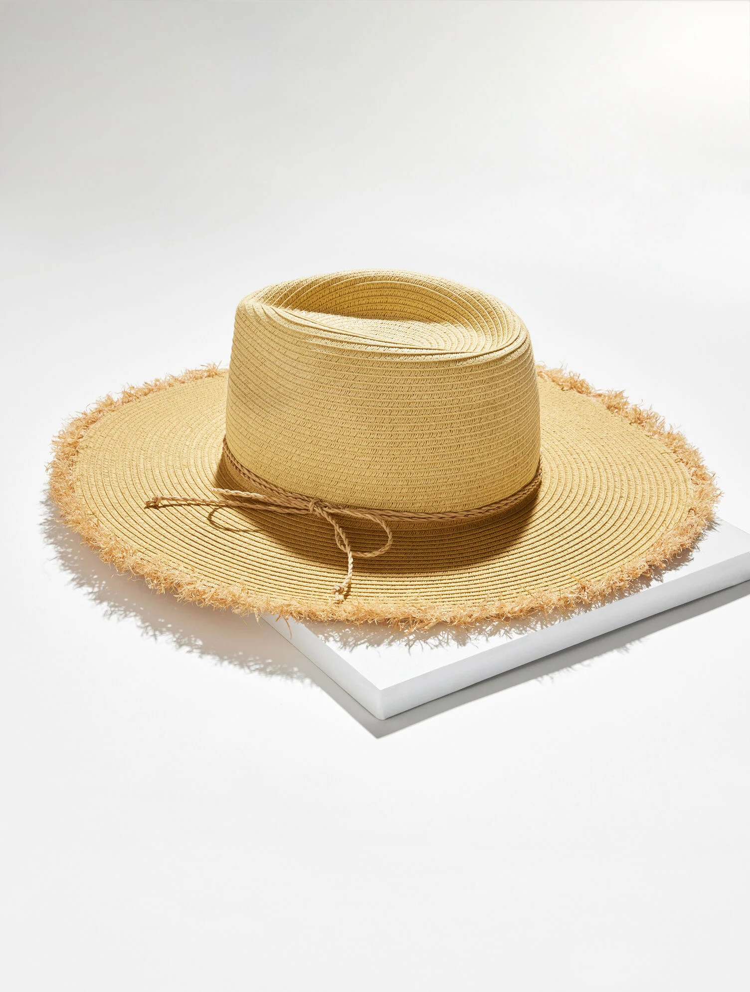 Frayed Edge Straw Beach Hat | Talbots