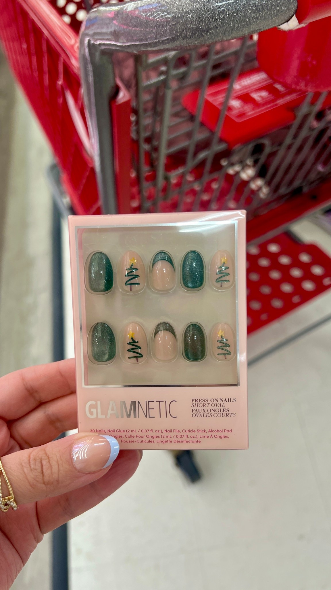Glamnetic holiday press on nails 
At Ulta inside Target 

Also linked some other options including the press on nails that I’m wearing on Amazon/Ulta Beauty stand alone stores 

#LTKHoliday #LTKBeauty #LTKGiftGuide