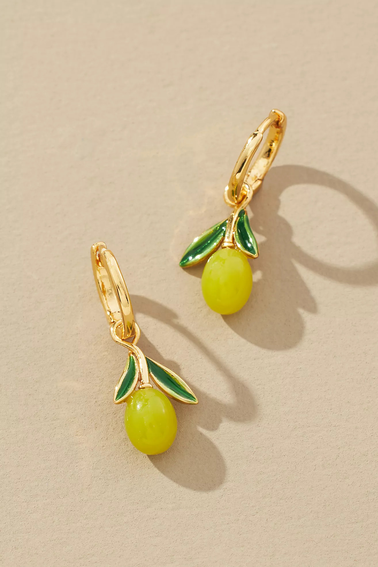 Fruit Charm Huggie Earrings | Anthropologie (US)