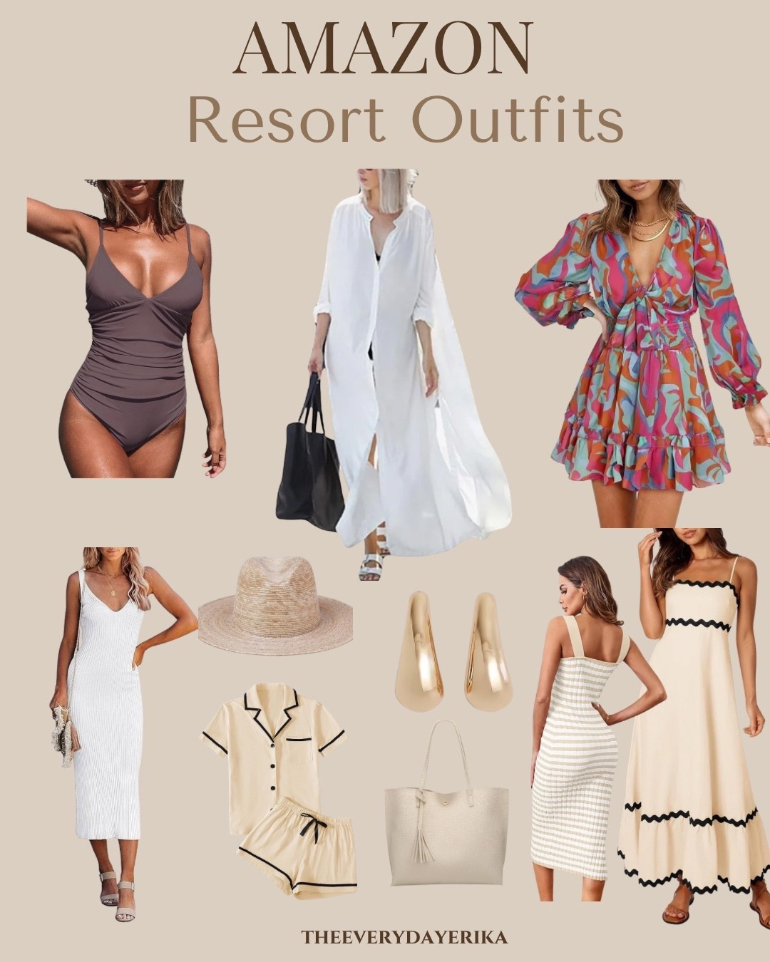 Beach ready with Amazon finds! 🌊✨ Check out these gorgeous resort outfits and accessories for your next getaway. #beachready #resortoutfits #amazonfinds

#LTKSwim #LTKTravel #LTKOver40