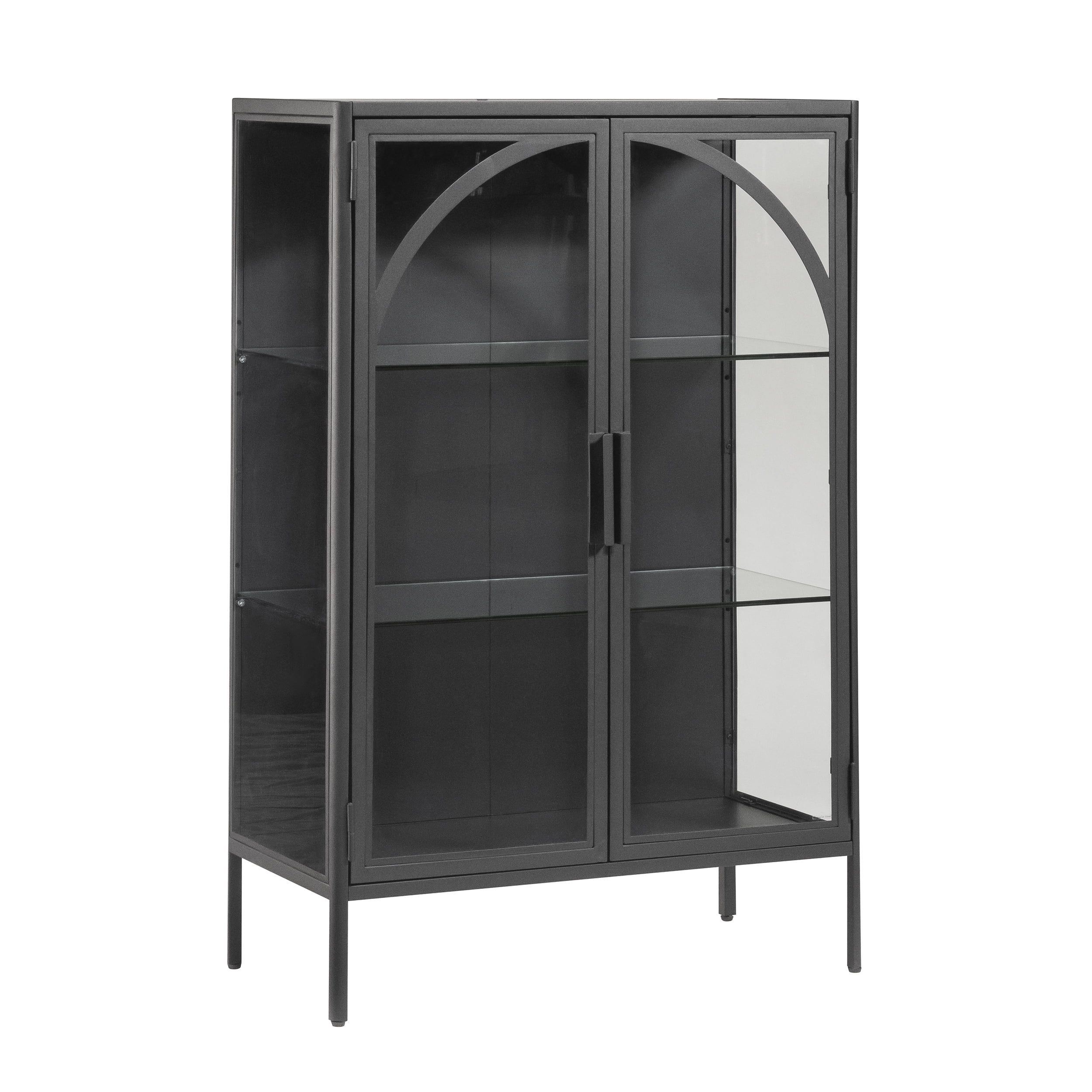 Better Homes & Gardens Nola Accent Cabinet, Black Finish - Walmart.com | Walmart (US)