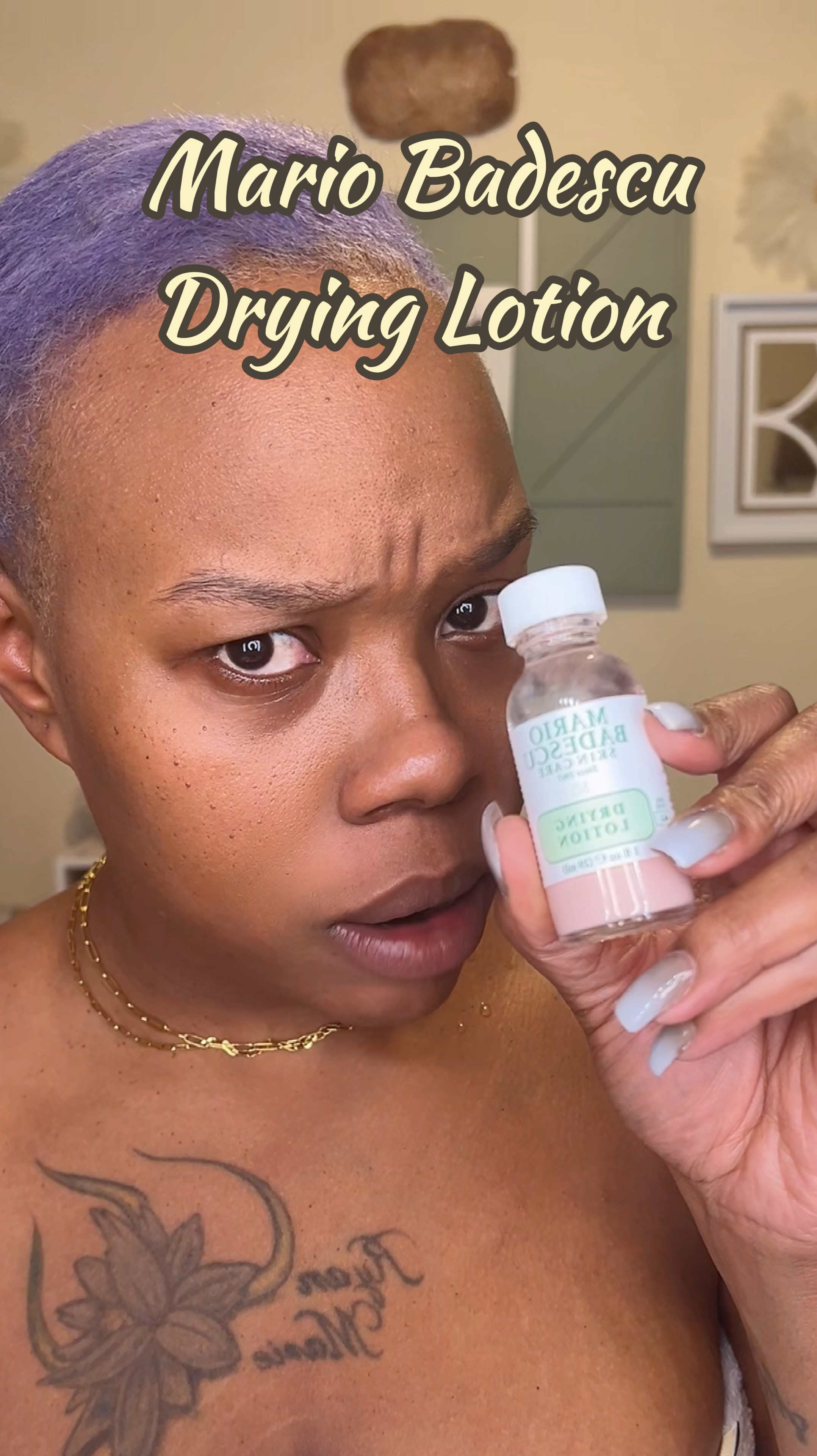Mario Badescu drying lotion is a skincare savior for those struggling with pesky blemishes and breakouts. This unique product comes in a small glass bottle with two separate layers - a pink sediment at the bottom and a translucent liquid on top. It's imperative not to shake the bottle, as this preserves the formulation. Simply dip a cotton swab into the pink sediment and dab directly onto clean skin, targeting any whiteheads or pimples.
The magic is in the ingredients: calamine and zinc oxide work together to dry out excess oil and sebum on the skin's surface while sulfur absorbs impurities. Salicylic acid gently exfoliates dead skin cells and unclogs pores. The end result is reduced inflammation and redness overnight, with blemishes drying up in just a few days. No more unsightly pimples marring your complexion!
With its fast-acting yet gentle overnight treatment, Mario Badescu drying lotion really does the job of banishing breakouts. The results speak for themselves - clearer and calmer skin by morning. Just be sure not to shake up the bottle, and you'll be amazed at how this skincare wonder shrinks pimples and whiteheads practically overnight. It's a must-have for anyone dealing with acne and breakouts.


#LTKbeauty