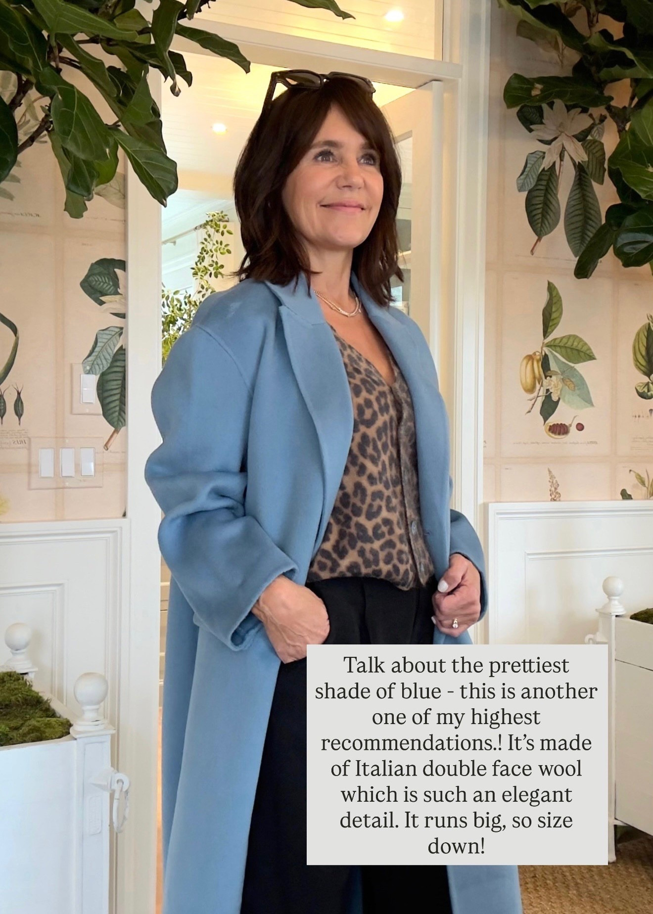 This blue coat is SO pretty in person and the double face wool is a great detail - size down! I took a 2 (usually a 4) @Jcrew #ad #injcrew 

 

#LTKOver40 #LTKStyleTip #LTKSaleAlert