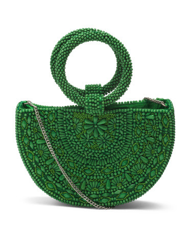 Beaded Half Moon Handy Bag | Marshalls