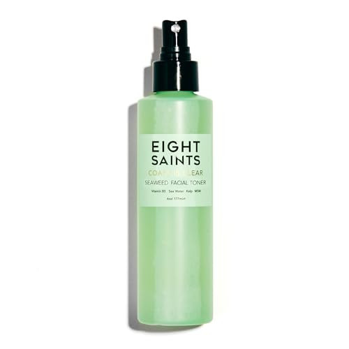 Eight Saints Coast is Clear Seaweed Anti Aging Face Toner, Natural and Organic Alcohol Free Witch Hazel Toner for Face, Minimizes Large Pores and Redness, 6 Ounces | Amazon (US)