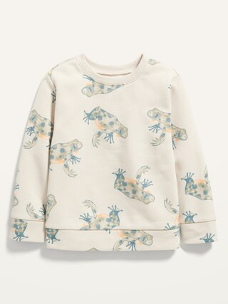 Vintage Frog-Print Pullover Sweatshirt for Toddler Boys | Old Navy (US)