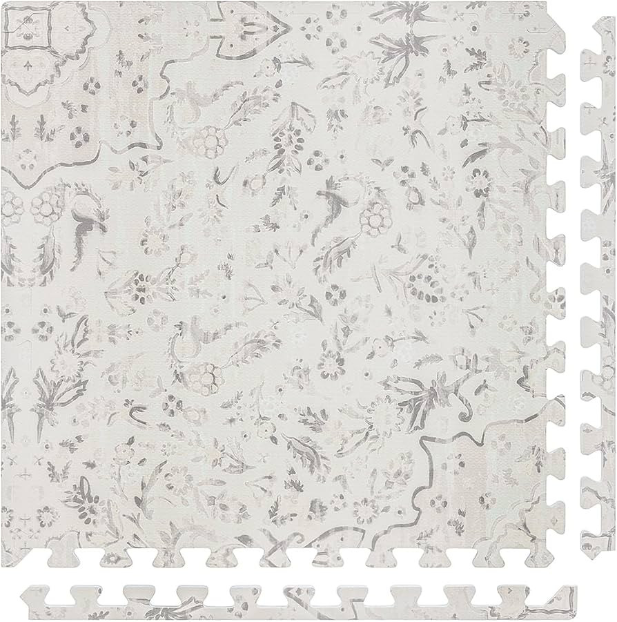 House of Noa Play Mat – 4x8 Latte Emile – Set of 8 Tiles – Cushioned EVA Foam Play Mat for ... | Amazon (US)