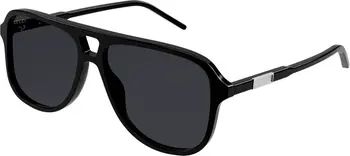 Gucci 57mm Aviator Sunglasses | Nordstrom | Nordstrom