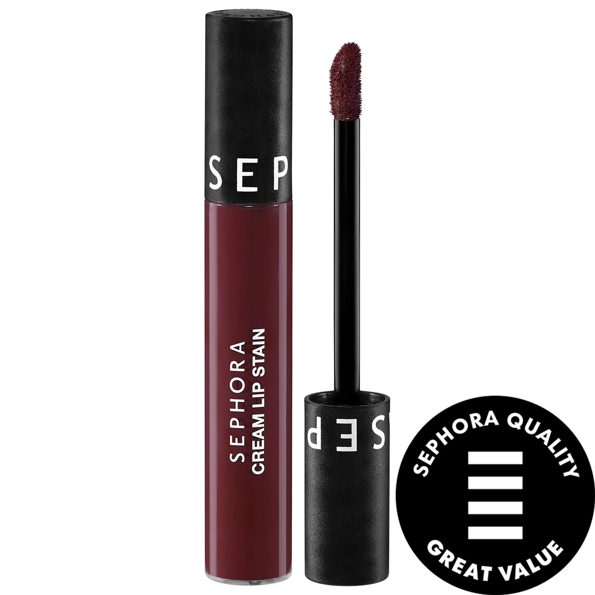 SEPHORA COLLECTION Cream Lip Stain 10HR Liquid Lipstick 134 Plum Madness 0.16 oz. / 5 mL | Sephora (US)