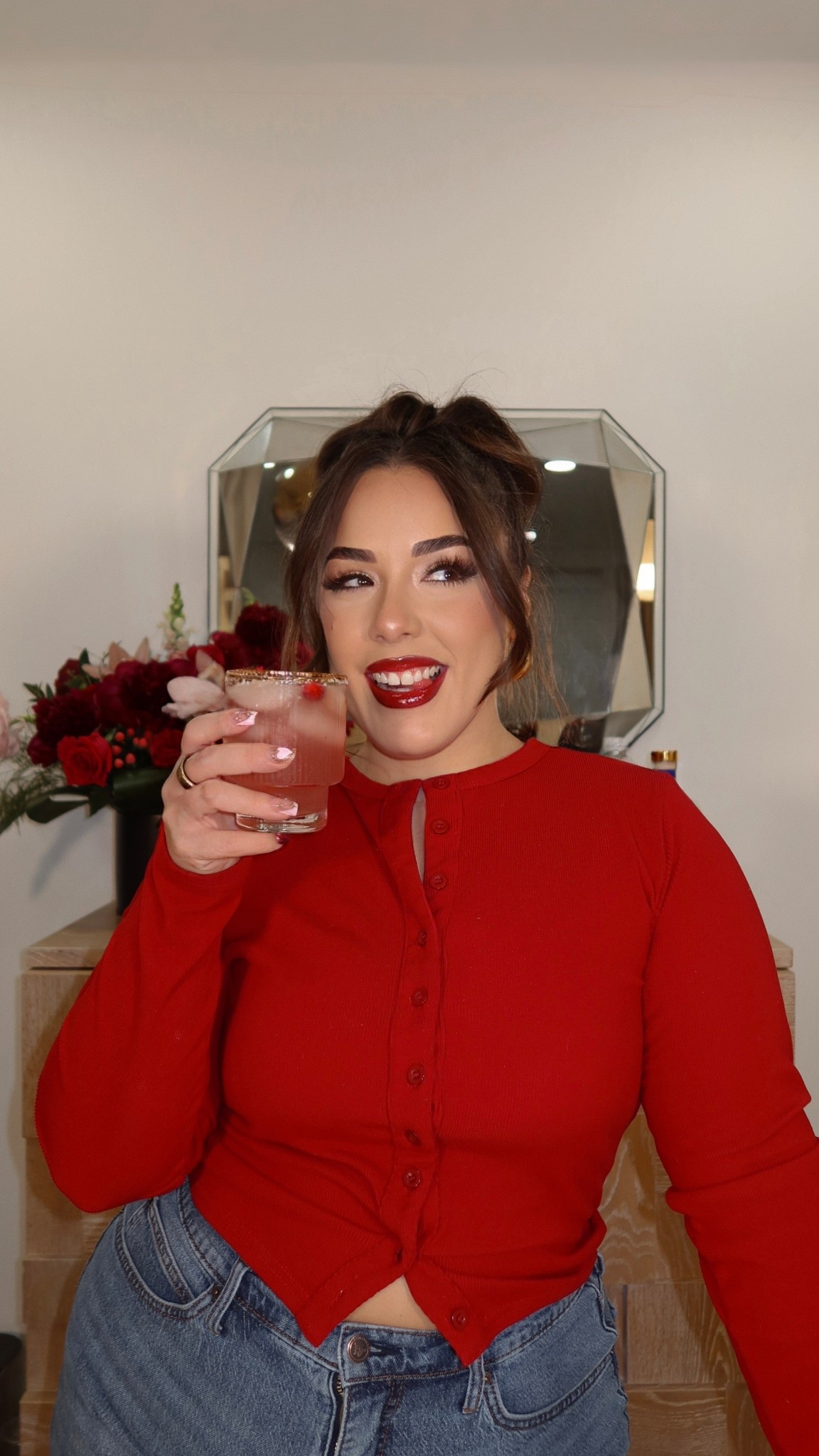 Holiday Cocktail outfit & lip combo 🫶🏼

#LTKHoliday #LTKBeauty #LTKMidsize