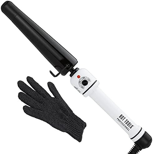 Hot Tools Professional Nano Ceramic Tapered Curling Iron, 1 to 1.5 Inches | Amazon (US)