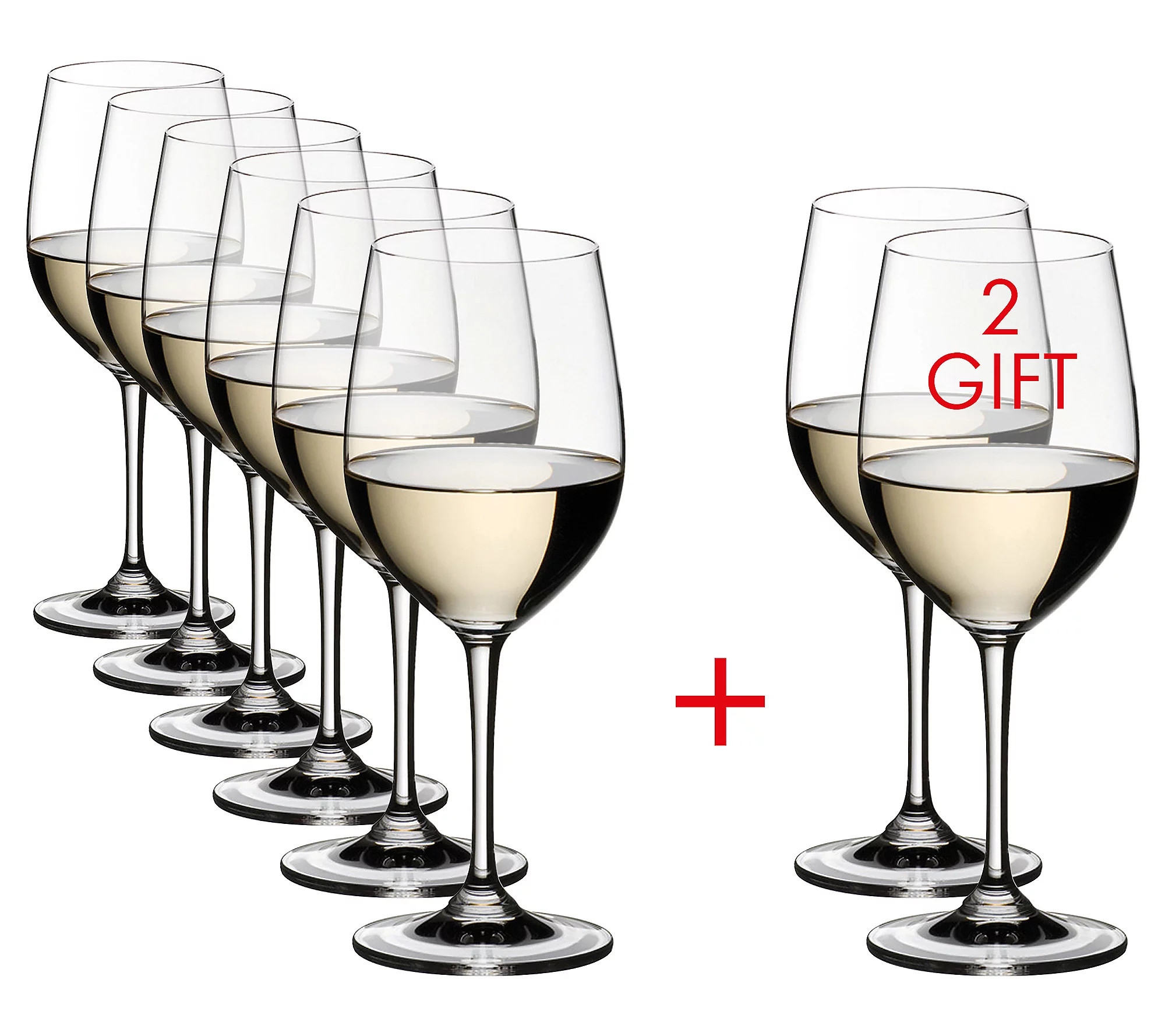 RIEDEL Set of (8) Vinum Viognier/Chardonnay Win Glasses | QVC