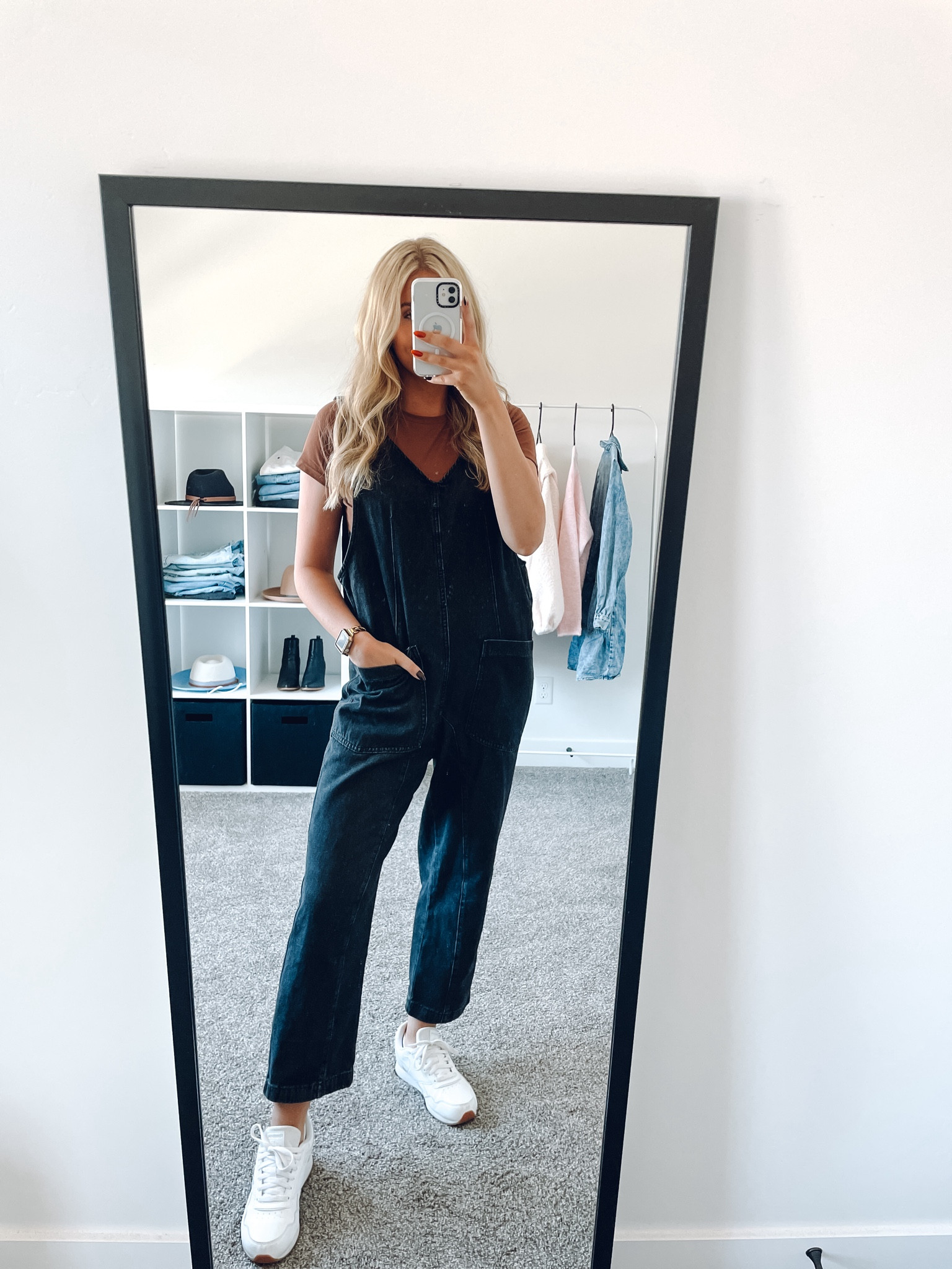 Teacher outfit idea for a casual Friday! This overalls jumpsuit comes in more colors and can we worn with short or long sleeves making it easy to wear throughout the year!

short sleeve top: true to size
Overalls: wearing M, has adjustable straps
Sneakers: size up half

| fall outfits | work outfits | teacher outfits  

#LTKFindsUnder50 #LTKFindsUnder100 #LTKSeasonal
