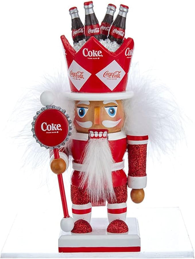 Kurt S. Adler Coca-Cola Nutcracker, 8in, Multicolor | Amazon (US)