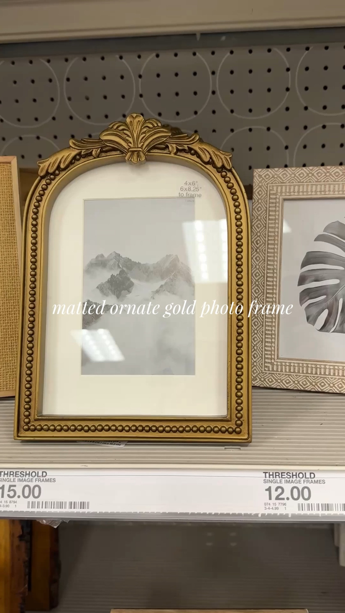 Cute vintage style picture frame that looks like the viral Anthropologie mirror 👀 

#LTKHome #LTKValentine
