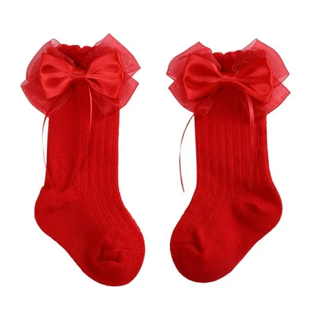 Baby Bow Socks Toddlers Boys Girls Children Kids Socks Toddler Shoes Socks Princess Socks Floor Socks 0-12 M | Walmart (US)
