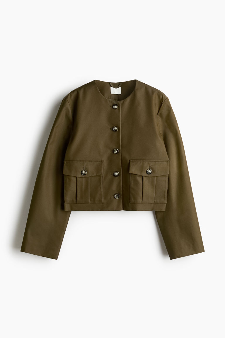 H & M - Short Jacket - Green | H&M (US + CA)