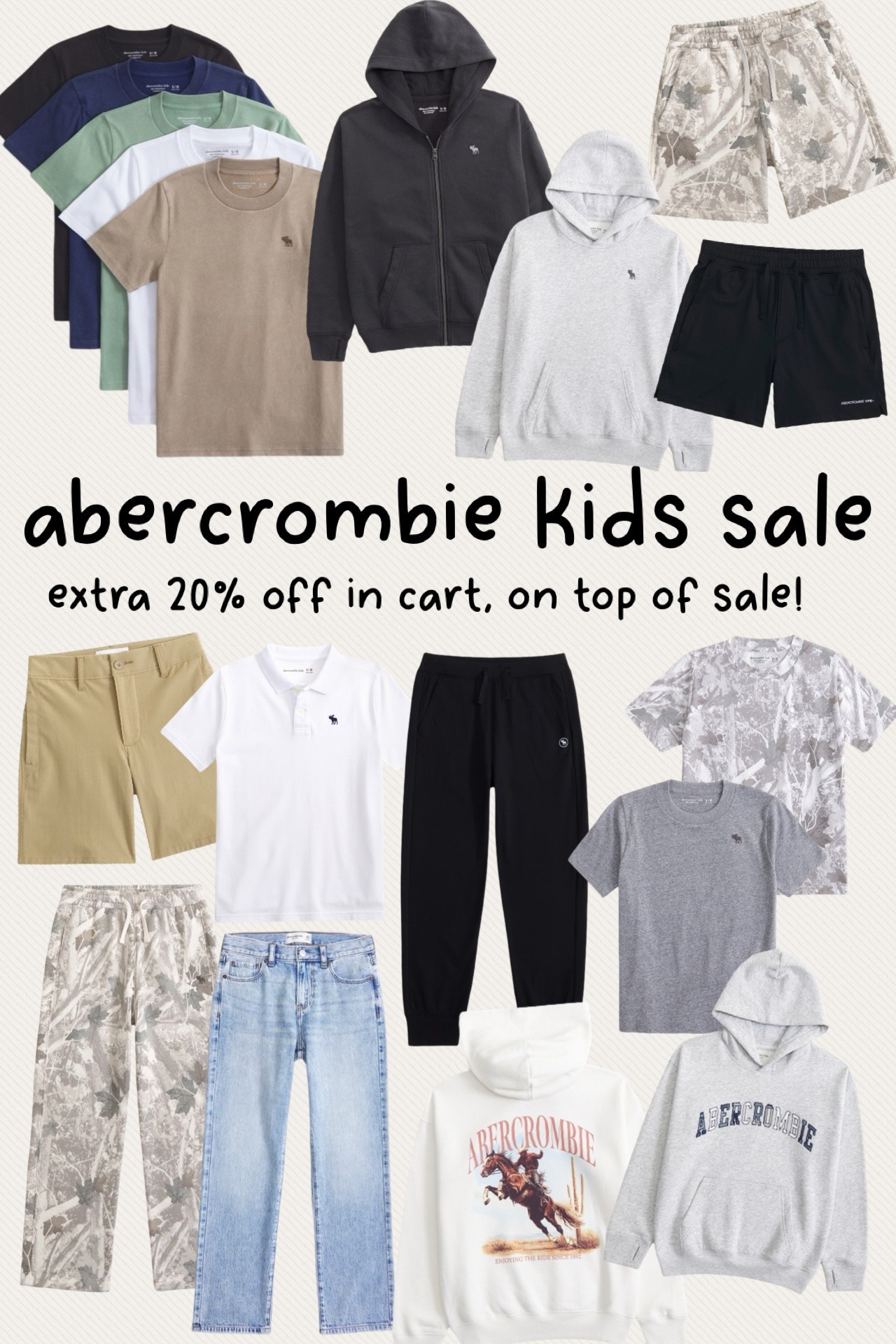 Abercrombie boys sale! Up to 40% off!
.

#LTKmomlife #LTKKids #LTKSaleAlert