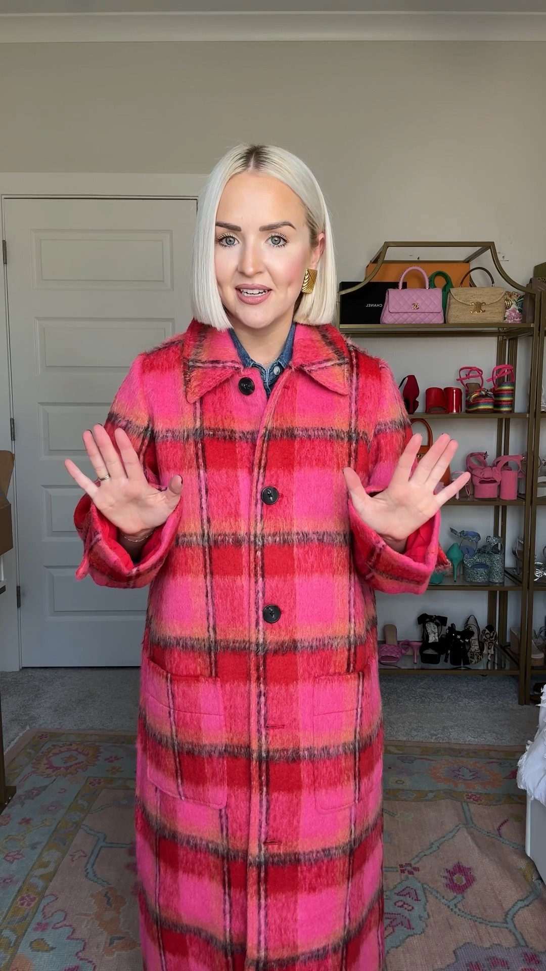 #walmartpartner #walmartfashion
@walmartfashion
pink plaid long wool blend coat (XS) / tan corduroy mini skirt (size 0 - I’m normally a 24) / white ruffle blouse (XS) / brown sweater mini dress (XS) / green sweater (XS) / brown corduroy pants (size 2, needed 0) / Walmart fall fashion / Walmart outfit ideas 

#LTKFindsUnder50 #LTKSeasonal #LTKPetite