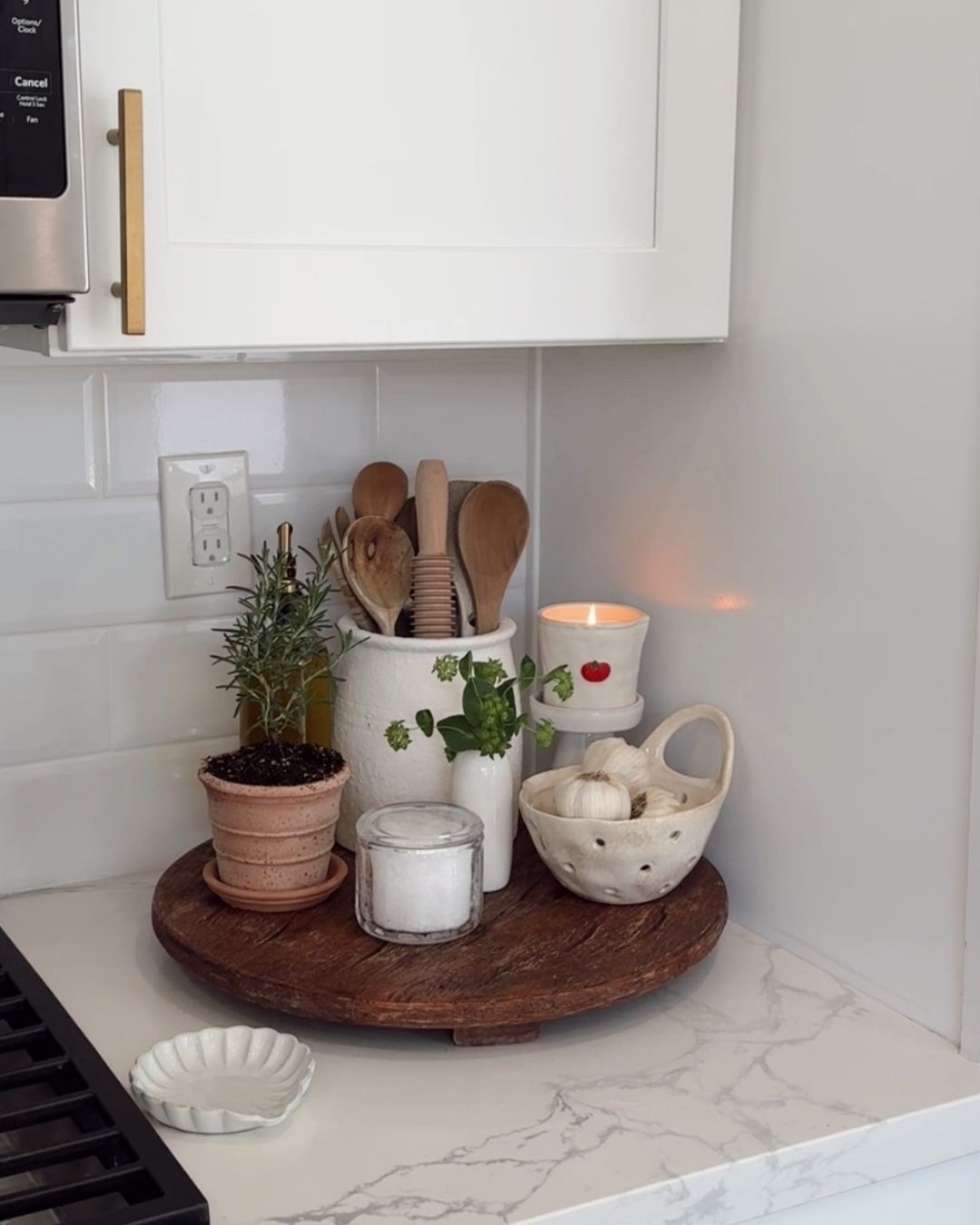 By the stove decor, kitchen decor, kitchen counter, cooking station

#LTKHome #LTKFindsUnder50 #LTKStyleTip