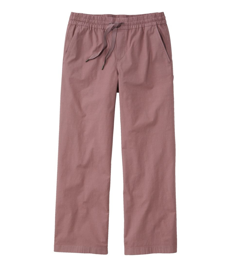 Women's Stretch Ripstop Pull-On Pants, Wide-Leg Ankle | L.L. Bean