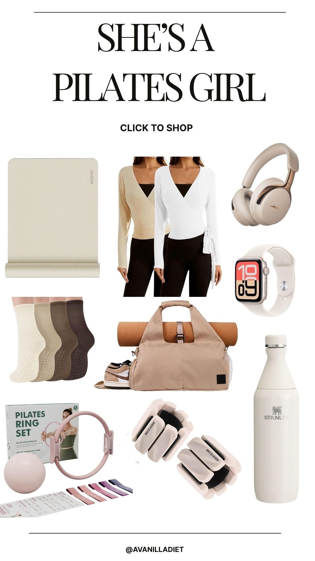 She’s a Pilates Girl 🤍🤍
Essentials that are perfect for Pilates class, yoga flow, or cozy studio vibes 🧘‍♀️💫

#pilatesgirl #pilateswear #activewearstyle #gymoutfitinspo #fitnessfashion #lululemonvibes #amazonactivewear #workoutready #healthyhabits #fitlife #ltkfit #athleisurelook #movementlifestyle

#LTKfitnessgoals #LTKActive #LTKGiftGuide