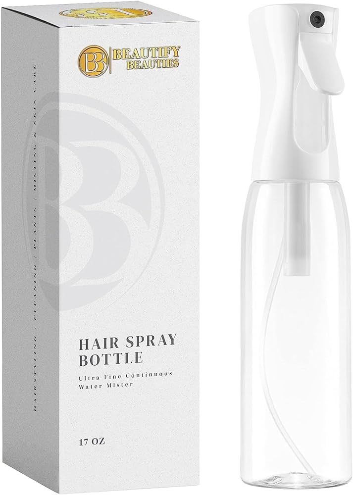 BeautifyBeauties Hair Spray Bottle – Ultra Fine Continuous Water Mister for Hairstyling, Cleani... | Amazon (US)