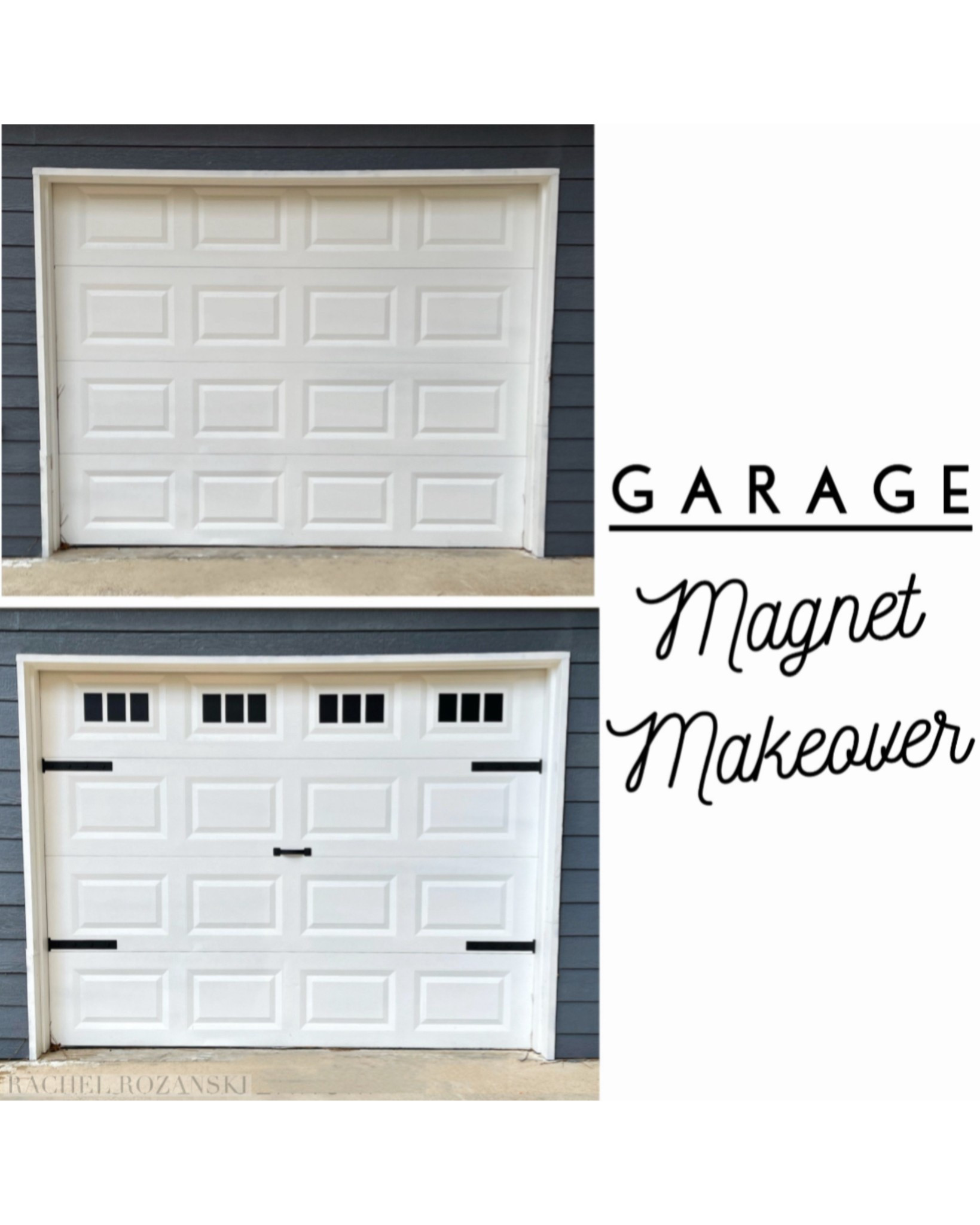 Sharing this affordable garage door makeover again for the people in the back! So good 

#LTKFindsUnder50 #LTKHome #LTKSeasonal