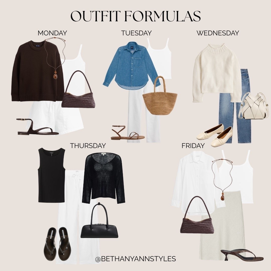 Week 19 of 2026 outfit formulas—effortless combinations designed to make getting dressed simple, confident, and stress-free for the week ahead.

#LTKgrwm #LTKootd