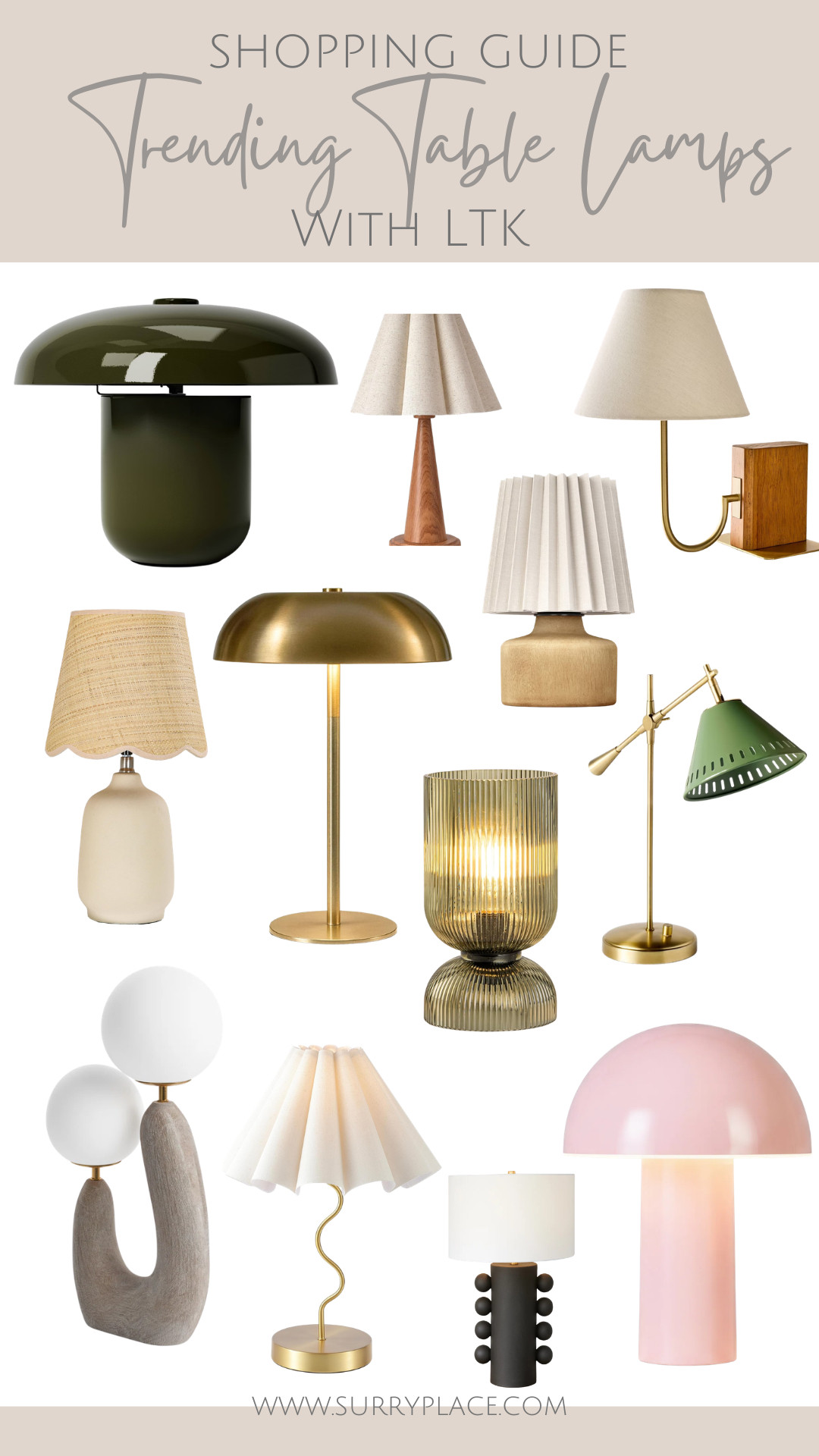 Trending Table Lamps 

 #LTKHome