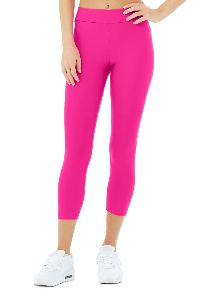Airlift High-Waist Conceal-Zip Capri | Alo Yoga (US)