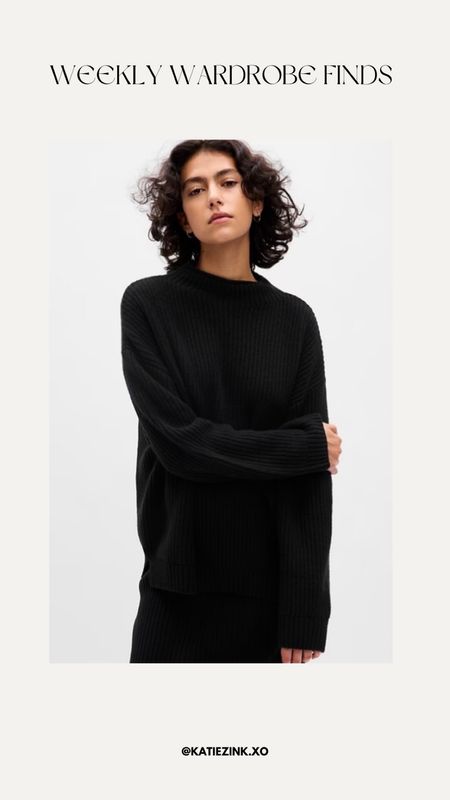 The staple black sweater for you winter wardrobe 

#LTKstyletip #LTKSeasonal