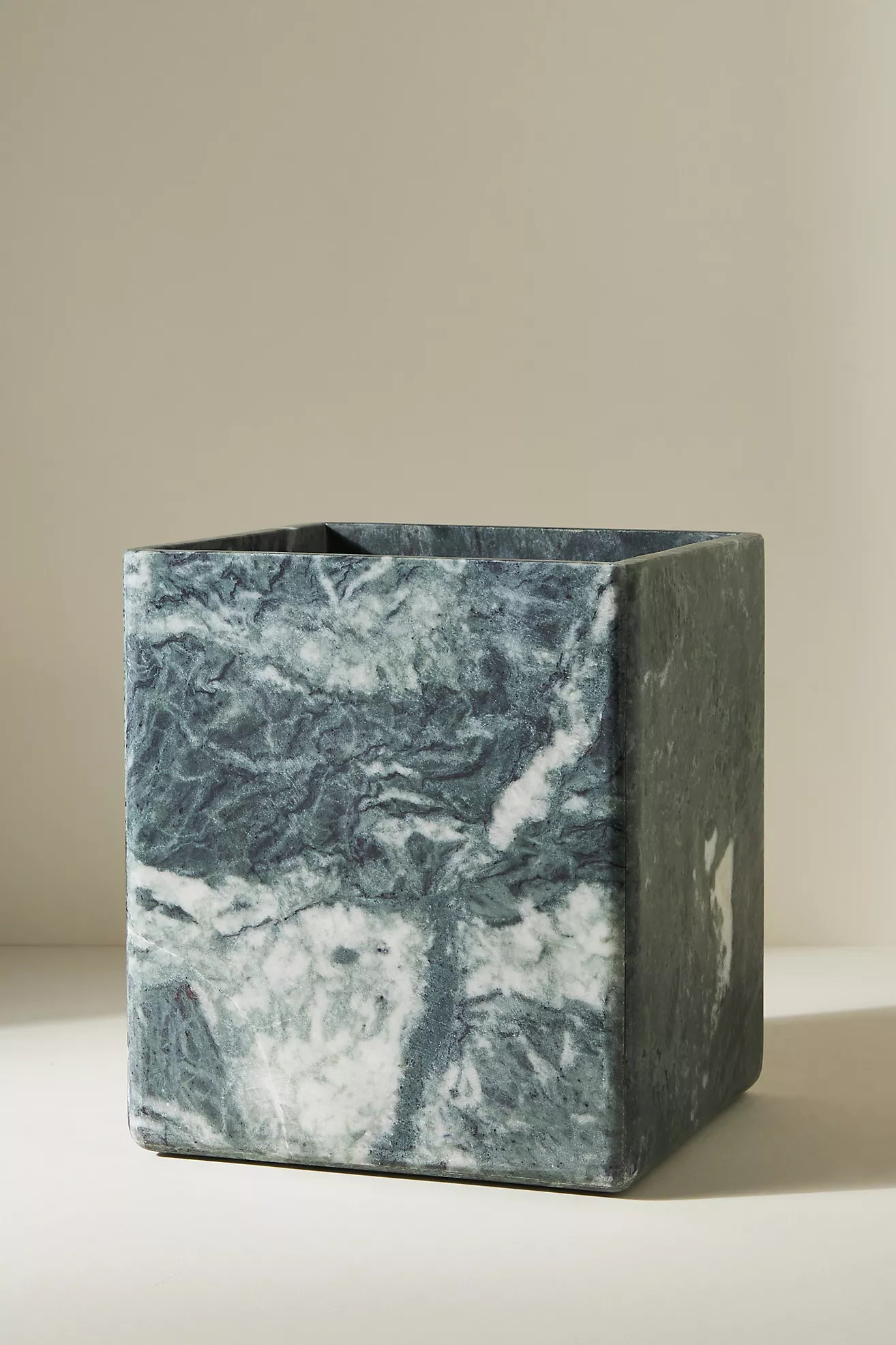Esmeralda Marble Trash Can | Anthropologie (US)