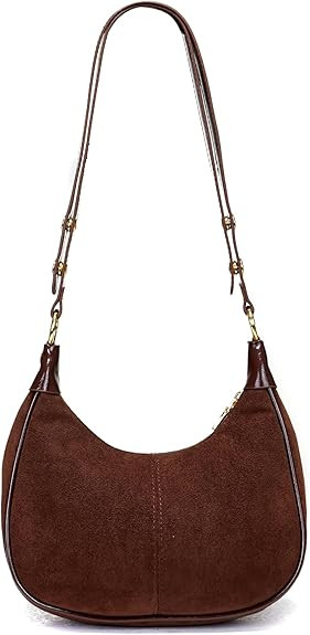 Shoulder Bags for Women Small Hobo Bags Crescent Shaped Cute Retro Tote Handbag Mini Clutch Purse... | Amazon (US)