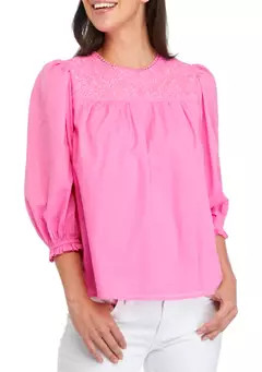 Crown & Ivy™ Women's Embroidered Top | Belk