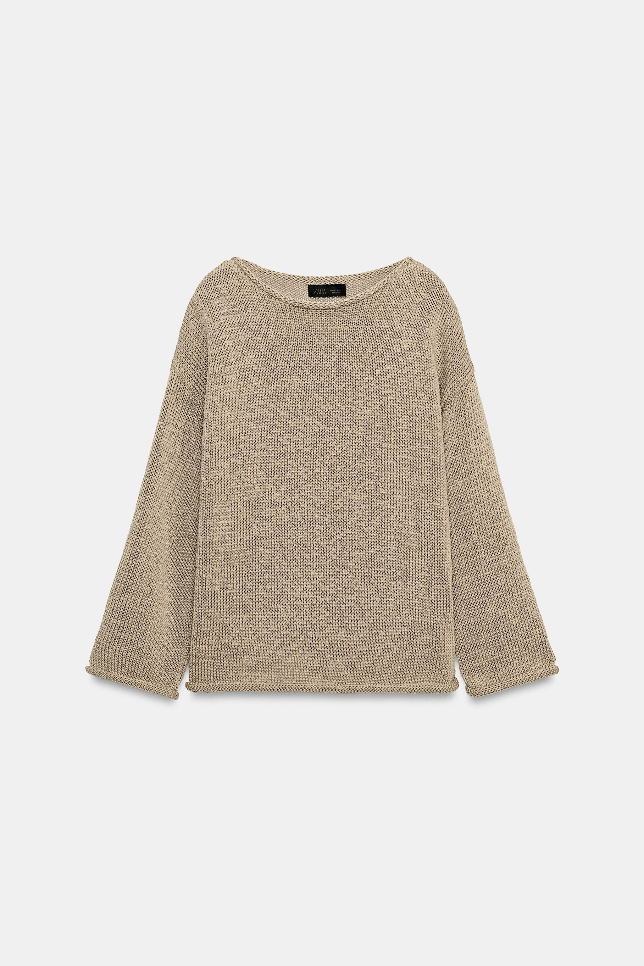 BOAT NECK KNIT JUMPER | Zara US